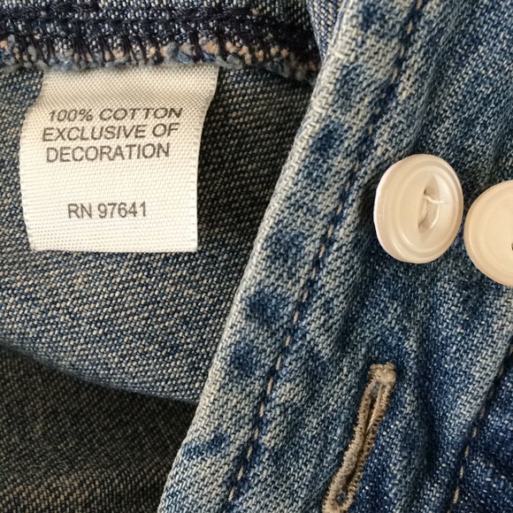 J.Jill Denim a-line midi with ruffles and trim..vintage look - Picture 7 of 8